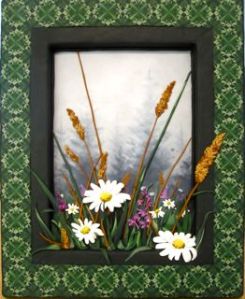 Polymer clay bas relief