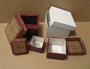 polymer clay nesting boxes 2