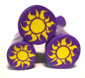 polymer clay sun cane tutorial