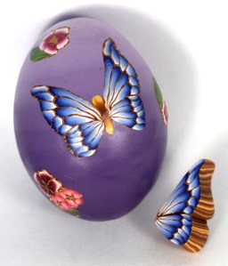 butterfly ombre egg
