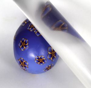 polymer clay flower inaly