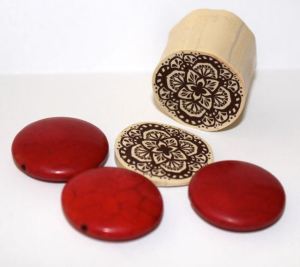 Polymer clay cane beads