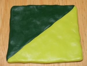 Polymer clay leaf green blend recipe