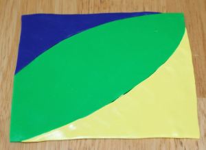 Polymer clay summer green blend