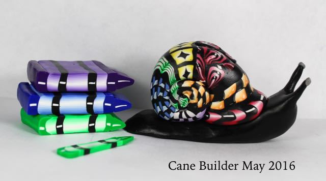 Rainbow zentangle snail