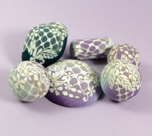 Polymer clay lace tutorial