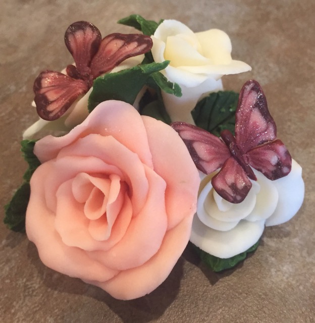 Modeling chocolate millefiori butterflies